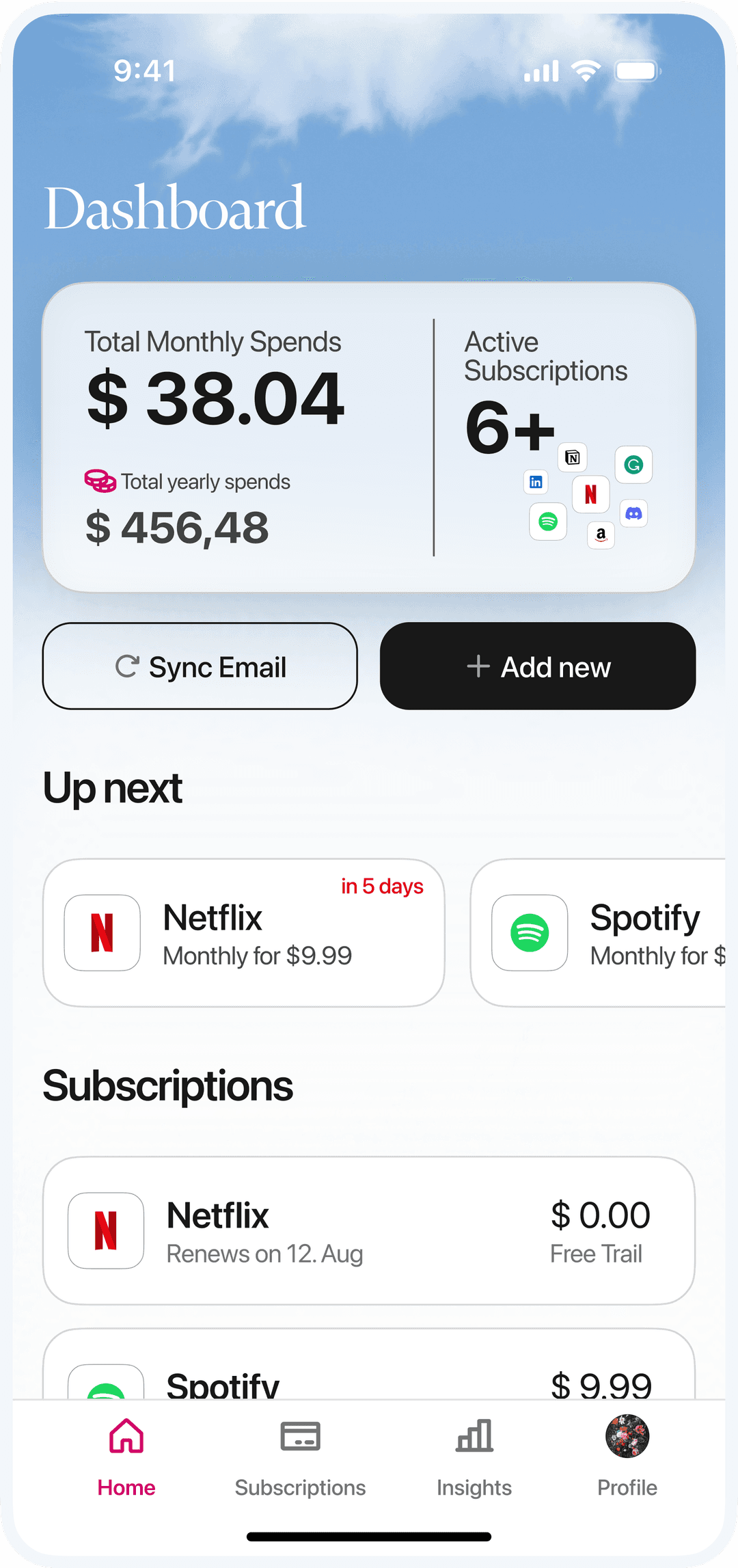 Mobile interface